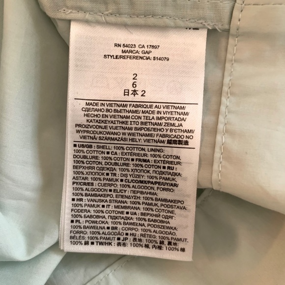 GAP Women Back Pleated Shirt Dress Size 2 - Picture 14 of 16